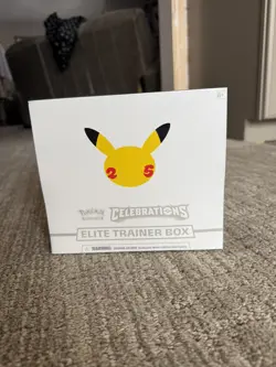 Pokemon 25th Anniversary Celebrations Elite Trainer Box (2021) *SEALED* W/ Case - Image 1