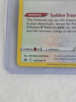💥 Ditto - 107/159 - Pokemon TCG Crown Zenith (2023) - Holo Rare NM - Image 5
