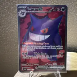 Pokemon TCG Gengar ex SV05 193/162 Ultra Rare Holo 310 HP English 2024 - Image 1