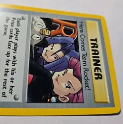 Pokemon TCG Trainer Here Comes Team Rocket ! #15/82 Holo Vintage 1999-2000 - Image 3