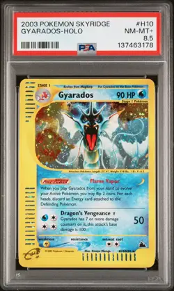 2003 POKEMON SKYRIDGE #H10 GYARADOS-HOLO PSA 8.5 - Image 1