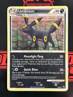 Umbreon 10/90 Cracked Ice Holo - Pokemon TCG Undaunted Nightfall Theme Deck - HP - Image 1