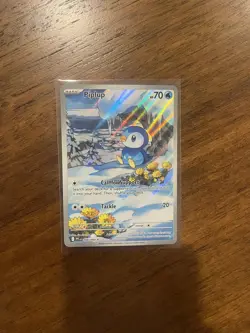 Pokemon TCG Piplup 098/094 Me02: Phantasmal Flames Holo Illustration Rare NM - Image 1