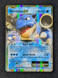 2016 Pokemon BLASTOISE EX 21/108 Evolutions Holo Ultra Rare English - Image 1