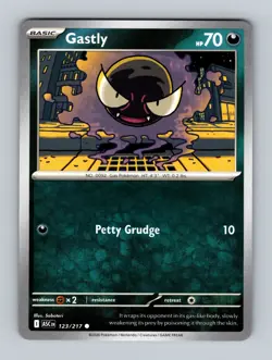 Pokemon TCG - Ascended Heroes - (ASC EN) - Gastly - 123/217 - Image 1
