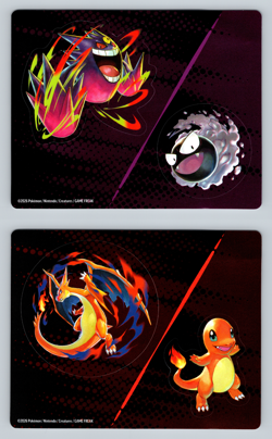 Pokemon TCG Ascended Heroes Tech Sticker Set of 2 Stickers - Gengar & Charizard - Image 1