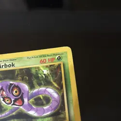 Pokemon TCG Fossil Arbok #31/62 Uncommon Unlimited Vintage 1999 - Image 3