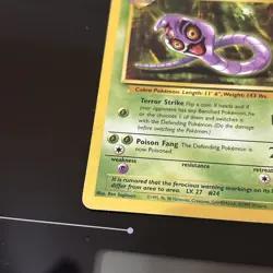 Pokemon TCG Fossil Arbok #31/62 Uncommon Unlimited Vintage 1999 - Image 5