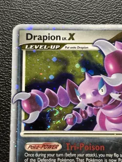 2009 Drapion LV.X 123/127 Platinum Holo Rare MP Pokemon - Image 3