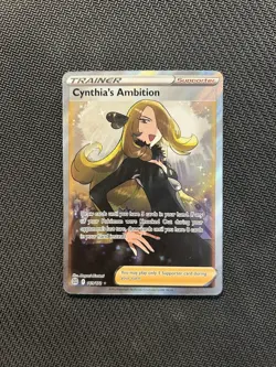 Pokemon TCG Cynthia's Ambition 169/172! NM Condition! See Description! - Image 1