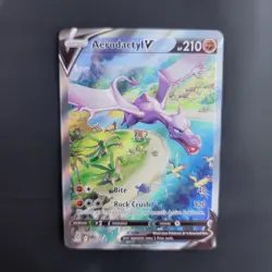 Pokemon TCG Aerodactyl V 180/196 Alternate Art Lost Origin Near Mint - Image 3