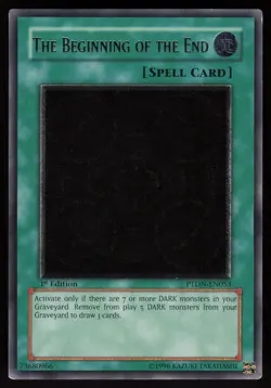 The Beginning of the End PTDN-EN053 Ultimate Rare 1st Edition EURO Yu-Gi-Oh - Image 1