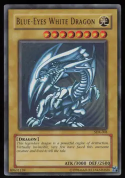 Blue-Eyes White Dragon SDK-001 SDK Ultra Rare Starter Deck: Kaiba Yu-Gi-Oh - Image 1