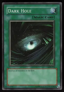 Dark Hole (Magic) LOB-052 LOB The Legend of Blue Eyes White Dragon Yu-Gi-Oh - Image 1