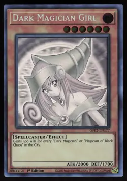 Dark Magician Girl (Ghost Rare) GFP2-EN177 1st Edition Yu-Gi-Oh - Image 1