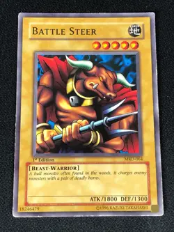 YUGIOH BATTLE STEER MRD-064 1ST COMMON(LP) NA PRINT - Image 1