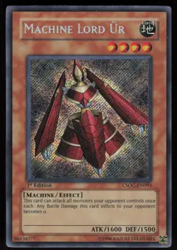 Machine Lord Ur CSOC-EN093 CSOC Crossroads of Chaos 1st Edition Yu-Gi-Oh - Image 1