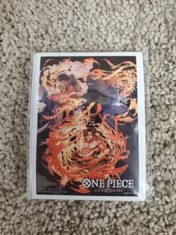 One Piece Card Game - Official Card Sleeves Ace/Sabo/Luffy - Limited - 10 Pack - Image 1