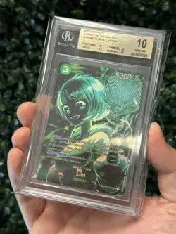BGS 10 PRISTINE Lim SP Legacy of the Master OP09-037 One Piece English 2025 - Image 1