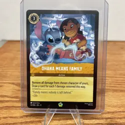 Disney Lorcana WinterSpell-OHANA Means Family 32/204 None Foil - Image 1