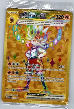 Cinderace ex SVP 163 SV: Scarlet & Violet Promo Cards - Pokemon Card - Sealed - Image 1