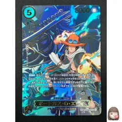 [NM]Portgas D. Ace ONE PIECE Card Japanese EB02-028 R Carrying on His Will 21F45 - Image 1