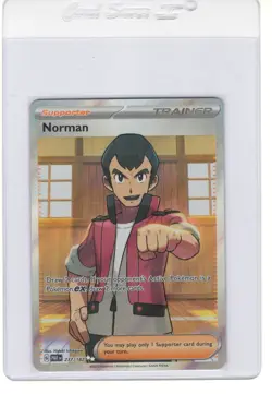 Norman 237/182 - Pokemon Card Paradox Rift Full Art Ultra Rare - Image 1