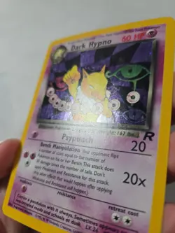 Pokemon Dark Hypno TCG Holo Rare Card 9/82 Unlimited Team Rocket - Image 4