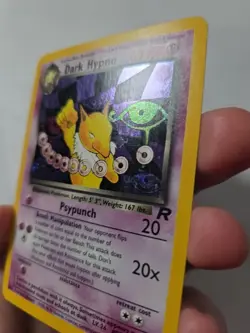Pokemon Dark Hypno TCG Holo Rare Card 9/82 Unlimited Team Rocket - Image 5