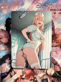 Non-Holo Beautiful Waifu Card Goddess Story CCG Anime Waifu Double Sided - Image 1