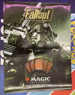 Magic the Gathering Fallout Universes Beyond Foil Store Promo Poster 24x18 MTG - Image 1