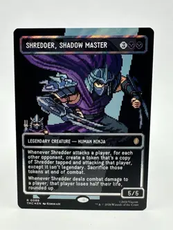 Shredder, Shadow Master (Borderless) (Surge Foil) Commander: TMNT (TMC) - Image 1