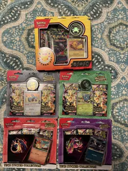 Ascended Heroes Lot Tech Sticker Collections, 2 Pack Blisters And Pokemon Day 26 - Image 1