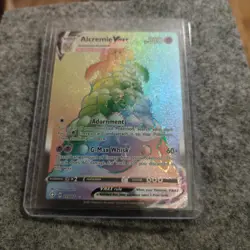 💥 Alcremie VMAX 073/072 NM/M SWSH Shining Fates Secret Rainbow Pokemon TCG - Image 2