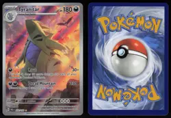 Tyranitar 222/193 Illustration Rare Paldea Evolved Pokemon - Image 3