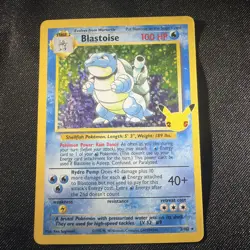 2021 Blastoise Pokemon 25th Anniversary Celebrations Holo #2/102 - Image 1