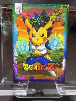 Dragon Ball Z (Pikachu) #188 Cracked Ice Holo Electric Pikachu Cosplay - Pokemon - Image 2