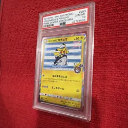 2018 PM JPN SM PROMO POKEMON YOKOHAMA’s PIKACHU PKMN CENTER #283 PSA 10 - Image 5