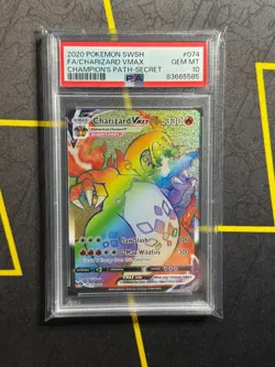 Charizard VMAX 074/073 - Pokemon TCG Champion's Path Secret - PSA 10 GEM MINT - Image 1