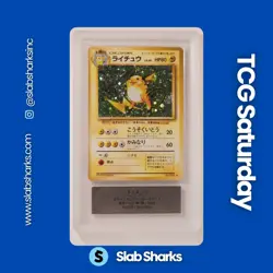 1996 POKEMON EXPANSION PACK JAPANESE #026 RAICHU RARE HOLO ARS 10 - Image 1