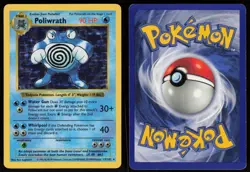 Poliwrath 13/102 Shadowless Holo Rare Base Set Pokemon - Image 3