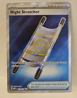 Pokemon Night Stretcher 173/132 Mega Evolution Ultra Rare/Full Art Trainer NM - Image 1