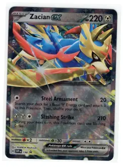 Pokemon Scarlet & Violet Black Star Promo - Zacian ex SVP 198 - Image 1