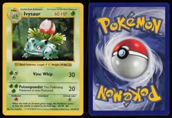Ivysaur 30/102 Uncommon Base Set Shadowless Pokemon - Image 3