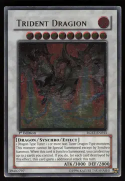 Trident Dragion RGBT-EN043 Ultimate Rare 1st Edition EURO Yu-Gi-Oh - Image 1