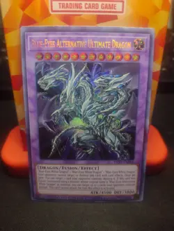 Yugioh Blue Eyes Alternative Ultimate Dragon TN19 Prismatic Secret Rare NM - Image 1