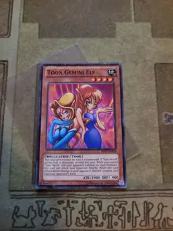 YUGIOH TOON GEMINI ELF BP01-EN128 STARFOIL UNLIMITED ED NM - Image 2