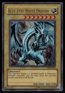 Blue-Eyes White Dragon LOB-EN001 (Worldwide English) Yu-Gi-Oh - Image 1