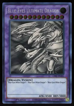 Blue-Eyes Ultimate Dragon (Ghost Rare) GFP2-EN181 1st Edition Yu-Gi-Oh - Image 1