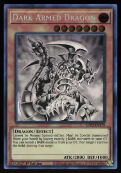 Dark Armed Dragon (Ghost Rare) GFP2-EN179 GFP2 1st Edition Yu-Gi-Oh - Image 1